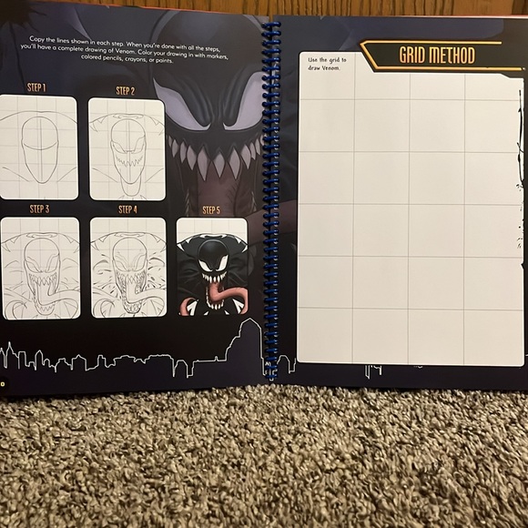 Marvel Spider- Man Learn To Draw Book - Picture 4 of 5